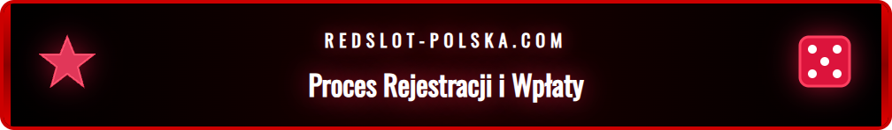 Ilustracja krok po kroku jak założyć konto i dokonać depozytu w Redslot.