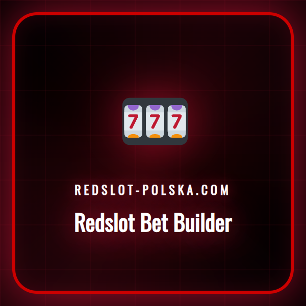 Gracz analizujący statystyki sportowe i tworzący zakład w Redslot Bet Builder.