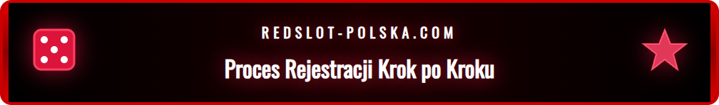 Formularz rejestracyjny na platformie Redslot z polami do wypełnienia.