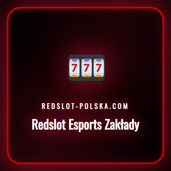 Szczegółowa oferta Redslot Esports Zakłady na ekranie laptopa w 2024