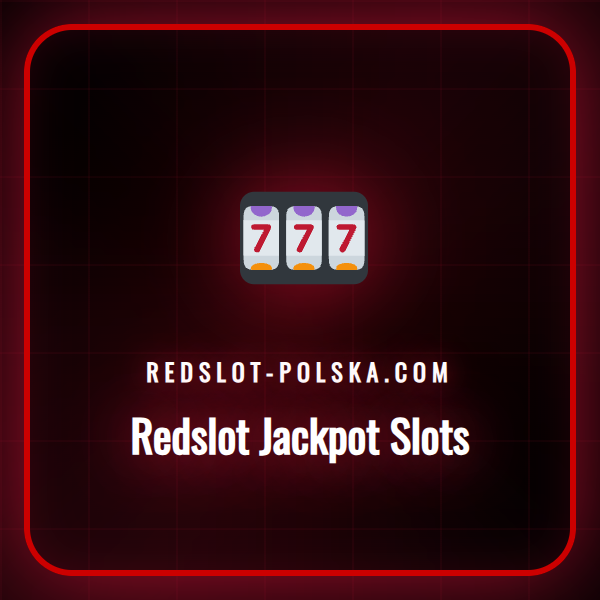 Ekran gry z serii Redslot Jackpot Slots pokazujący wielką wygraną.