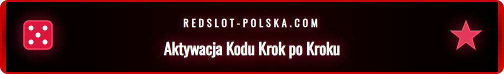 Proces wpisywania kodu promocyjnego Redslot podczas rejestracji.