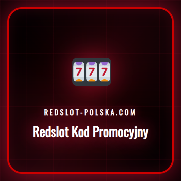 Ilustracja przedstawiająca Redslot kod promocyjny na ekranie smartfona.