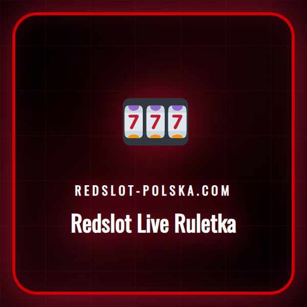 Elegancki stół do gry Redslot Live Ruletka z profesjonalnym krupierem na żywo.