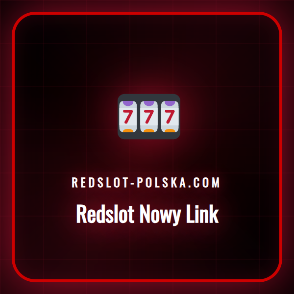 Grafika przedstawiająca ekran logowania na platformie Redslot Nowy Link.