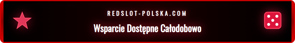 Infografika pokazująca kanały wsparcia dla graczy w Redslot.