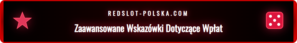 Infografika z zaawansowanymi wskazówkami dla graczy Redslot.