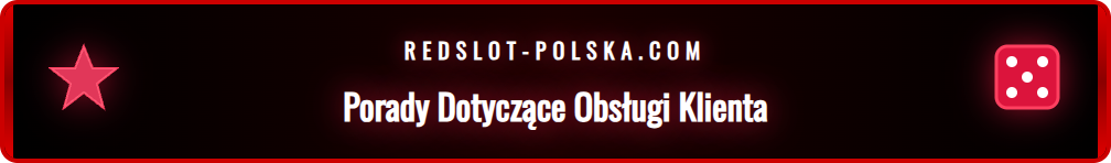 Zrzut ekranu pokazujący panel kontaktu z obsługą klienta Redslot.
